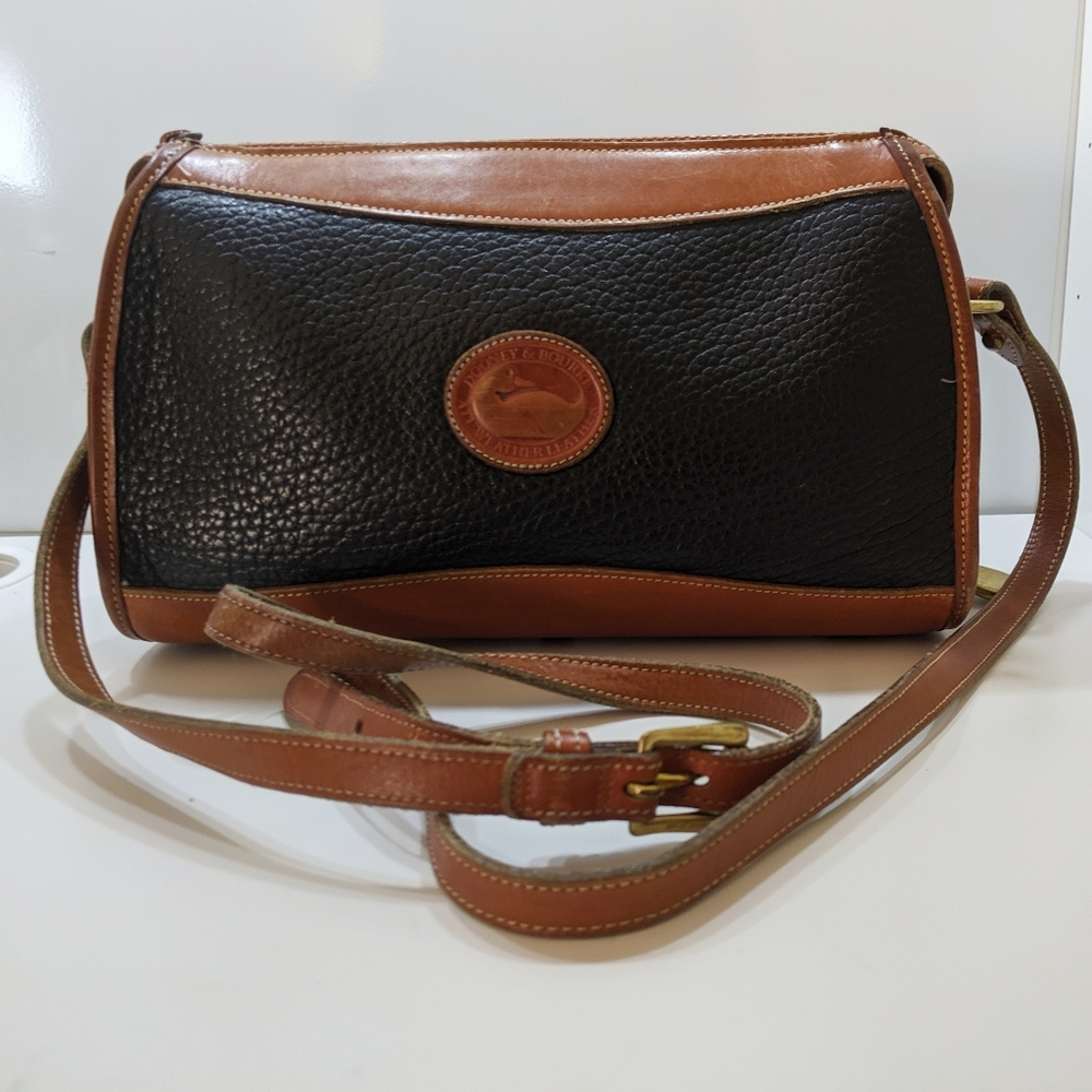 Vintage Dooney and Bourke Crossbody Leather Bag - Picture 1 of 7